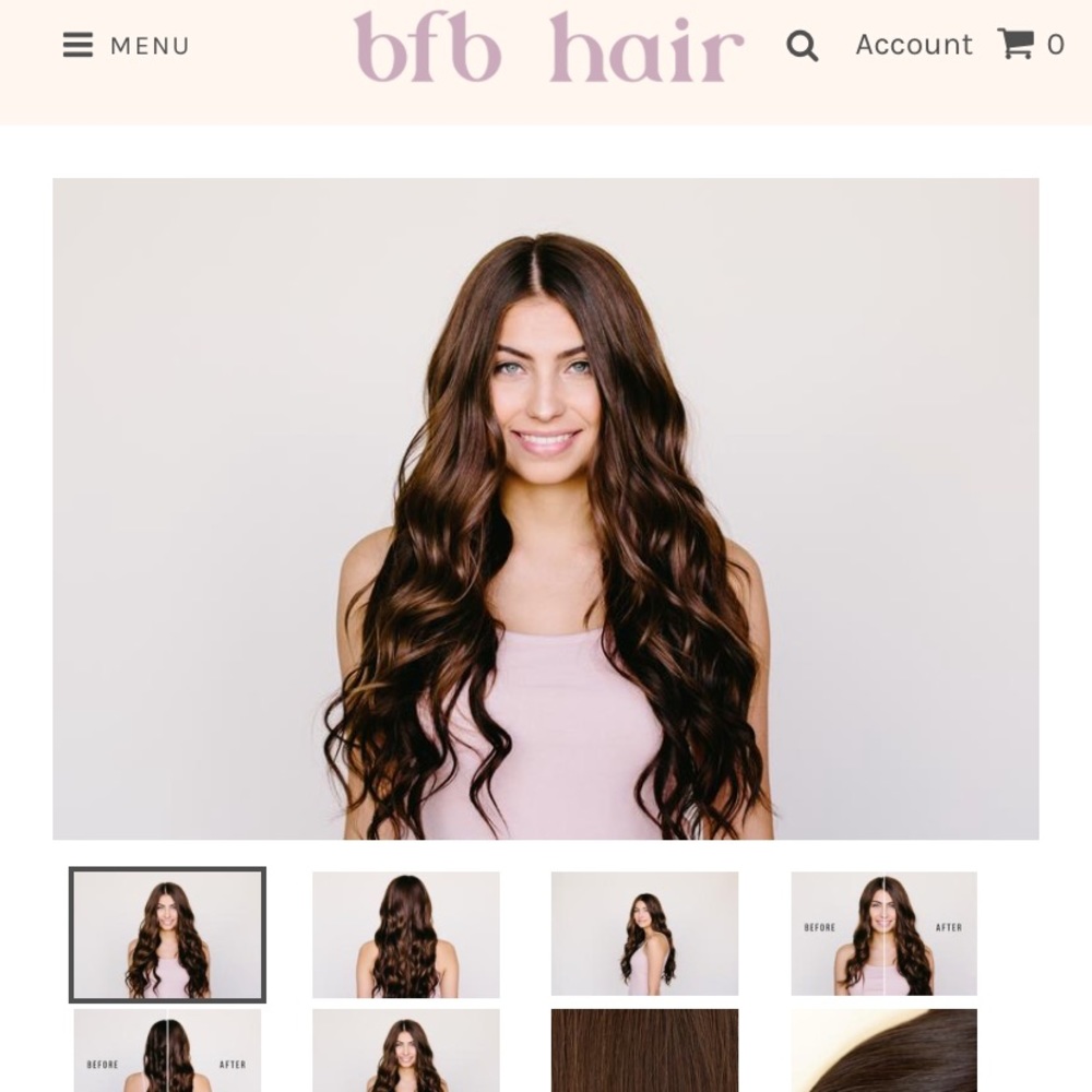 Barefoot blonde Brown 21 inch hair extensions